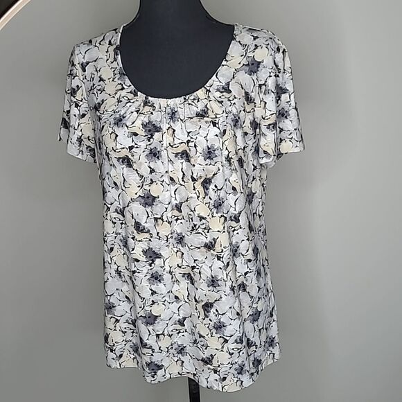 Croft & Barrow sz P M pullover blouse - Picture 1 of 10